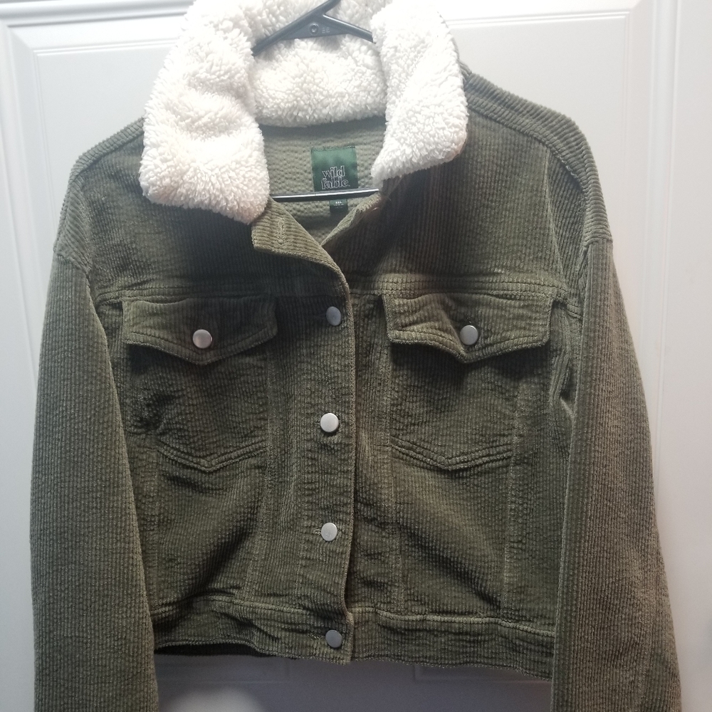 Corduroy Crop Jacket